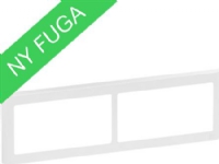 LAURITZ KNUDSEN FUGA SOFT designramme vandret 2x2 modul, hvid.