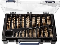 THÜRMER TOOLS Metalbor HSS Cobolt 100 stk Borsæt 1,0-10,0mm med 0,5mm spring levers i sortimentskasse