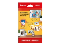 Canon Creative Kit - 100 x 150 mm 60 ark fotopapir - for PIXMA G5040, G6040, TS3352, TS3355, TS5350, TS5351, TS5352, TS5353, TS6351, TS8351, TS8352