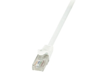 LogiLink EconLine - Koblingskabel - RJ-45 (hann) til RJ-45 (hann) - 25 cm - UTP - CAT 6 - hvit