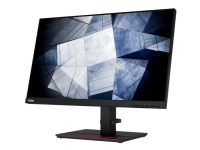 Lenovo ThinkVision P24h-20 - LED-skjerm - 24 (23.8 synlig) - 2560 x 1440 QHD @ 75 Hz - IPS - 300 cd/m² - 1000:1 - 4 ms - HDMI, DisplayPort, USB-C - høyttalere - ravnsort