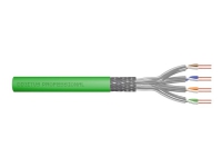 DIGITUS Professional - Samlet kabel - 100 m - 7.9 mm - S/FTP - simpleks - CAT 8.2 - halogenfri - grønn