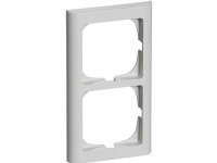 LAURITZ KNUDSEN FUGA® ramme Softline 63 2 modul lysegrå.