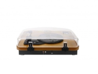 Akai ATT-11BT, Beltedrevet platespiller, Brun, 33,45,78 RPM, Automatisk stans, 0,8 W, 420 mm