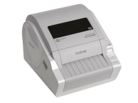 Brother TD-4100N - Etikettskriver - direktetermisk - Rull (10,2 cm) - 300 dpi - inntil 110 mm/sek - USB, LAN, seriell - kutter