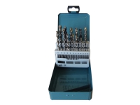 Makita - Borsett - for tre, metall, betong - 18 deler - 5 mm, 6 mm, 8 mm, 10 mm, 4 mm, 3 mm