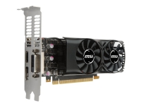 MSI GTX 1050 TI 4GT LP - Grafikkort - GF GTX 1050 Ti - 4 GB GDDR5 - PCIe 3.0 x16 lav profil - DVI, HDMI, DisplayPort