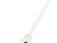 LogiLink PrimeLine - Koblingskabel - RJ-45 (hann) til RJ-45 (hann) - 1.5 m - SFTP, PiMF - CAT 6a - med støvel, halogenfri, uten hindringer - hvit