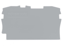 Wago 2002-1291, Terminalblokkdeksel, Grå, 0,8 mm, 48,5 mm, 28,4 mm, 1,21 g