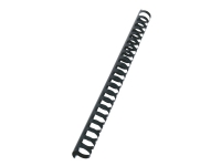GBC CombBind - 22 mm - 21 ringer - A4 (210 x 297 mm) - 195 ark - svart - 100 stk plastbindekam - for P/N: 2101435, 4400399, IB271106, IB271717