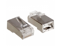 Helos 048300, RJ45, Metallisk, Gjennomsiktig, Plastikk, 10 stykker