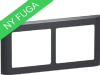 LAURITZ KNUDSEN FUGA SOFT designramme 2 modul vandret, koksgrå.