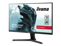 iiyama G-MASTER Red Eagle G2470HSU-B1 - LED-skjerm - 24 (23.8 synlig) - 1920 x 1080 Full HD (1080p) @ 165 Hz - Fast IPS - 250 cd/m² - 1100:1 - 0.8 ms - HDMI, DisplayPort - høyttalere - matt svart