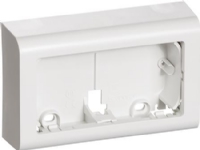 LAURITZ KNUDSEN Fuga® underlag 2 modul Softline vandret uden sprosse, hvid.