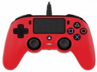 NACON Compact Controller Colour Edition, Gamepad, PlayStation 4, D-pad, Meny, Koblet med ledninger (ikke trådløs), Rød, 65 mm