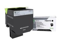 Lexmark X417 - Høy ytelse - gul - original - tonerpatron LCCP, LRP - for Lexmark CS417dn, CS517de, CX417de