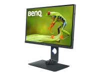 BenQ PhotoVue SW270C - LED-skjerm - 27 - 2560 x 1440 WQHD @ 60 Hz - IPS - 300 cd/m² - 1000:1 - HDR10 - 5 ms - HDMI, DisplayPort, USB-C - grå