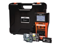 Brother P-Touch PT-E550WVP - Etikettmaker - S/H - termotransfer - Rull (2,4 cm) - 180 x 180 dpi - inntil 30 mm/sek - USB 2.0, Wi-Fi(n) - kutter - 7-linjers utskrift