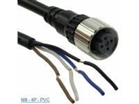 Følerkabel PVC M8 4-pin hun lige 10 meter XZCPV0941L10