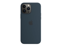 Apple - Baksidedeksel for mobiltelefon - med MagSafe - silikon - avgrunnsblå - for iPhone 13 Pro Max