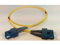 Patchkabel SC-SC 9/125 OS2 singlemode, duplex, længde: 1,0 meter, farve: gul med LSZH kappe