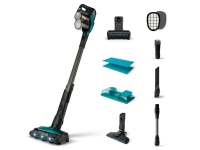 Philips 8000 SpeedPro Max Aqua Støvsug og mopp Trådløs munnstykkestøvsuger, Uten pose, Hvit, 0,6 l, 1100 l/s, Tørr, Syklonisk