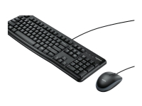 Logitech Desktop MK120 - Tastatur- og mussett - USB - QWERTY - US International