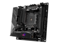 ASUS ROG Strix X570-I Gaming - Hovedkort - mini-ITX - Socket AM4 - AMD X570 Chipset - USB-C Gen2, USB 3.2 Gen 1, USB 3.2 Gen 2 - Bluetooth, Gigabit LAN, Wi-Fi - innbygd grafikk (CPU kreves) - HD-lyd (8-kanalers)