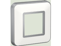 FUGA STRONG ramme til vandalsikring 1 modul stålmetallic/hvid