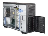 Supermicro A+ Server 4023S-TRT - Server - tower - 4U - toveis - ingen CPU - RAM 0 GB - SATA - hot-swap 3.5 brønn(er) - uten HDD - AST2500 - 10 GigE - monitor: ingen - svart