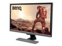 BenQ EL2870U - LED-skjerm - 27.9 - 3840 x 2160 4K UHD (2160p) @ 60 Hz - TN - 300 cd/m² - 1000:1 - HDR10 - 1 ms - 2xHDMI, DisplayPort - høyttalere - metallgrå