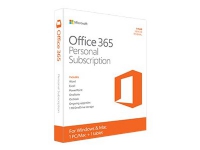 Microsoft 365 Personal - Abonnementslisens (1 år) - 1 bruker, inntil 5 enheter - ikke-kommersiell - Nedlasting - ESD - 32/64-bit, Click-to-Run - Win, Mac, Android, iOS - All Languages - Eurosone