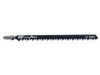 Bosch speed for Wood T 344 D - Stikksagblad - for kartong, kryssfinér, fiberplate, bløtt tre - 3 deler - T-skaft - lengde: 152 mm