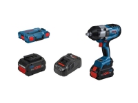 Bosch GDS 18V-1000 Professional - Støtskiftenøkkel - trådløs - 3 hastigheter - 1/2 firkantdrev - 2 batterier - 18 V
