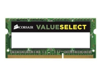 CORSAIR Value Select - DDR3 - modul - 4 GB - SO DIMM 204-pin - 1600 MHz / PC3-12800 - CL11 - 1.5 V - ikke-bufret - ikke-ECC