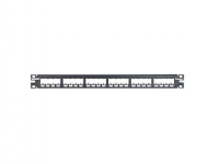Panduit 24-port metal modular patch panel, RJ-45, Rackmontering, 1U, 482,6 mm, 43,7 mm, 17,8 mm