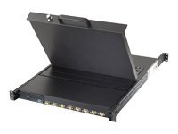 LevelOne KCM-0831 - KVM-svitsj - 8 x KVM port(s) - rackmonterbar