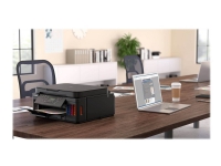 Canon PIXMA G6050 - Multifunksjonsskriver - farge - ink-jet - påfyllbar - A4 (210 x 297 mm), Letter A (216 x 279 mm) (original) - A4/Legal (medie) - opp til 13 ipm (trykking) - 350 ark - USB 2.0, LAN, Wi-Fi(n)