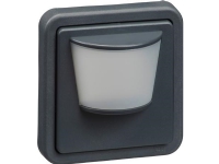 LAURITZ KNUDSEN OPUS® 74 FUGA PIR adaptor dæksel 1 modul, antracitgrå.