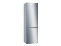 Bosch Serie | 6 KGE39AICA - Kjøleskap/fryser - bunnfryser - bredde: 60 cm - dybde: 65 cm - høyde: 201 cm - 343 liter - Klasse C - rustfritt stål