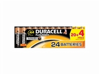 Duracell Plus Power LR06 AA-batteri Alkali-mangan 1.5 V 24 stk