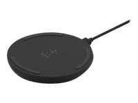 Belkin BOOST CHARGE - Trådløs ladepute + AC-strømadapter - 10 watt - svart