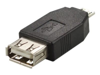 DELTACO USB-70-K - USB-adapter - USB (hunn) til Micro-USB type B (hann)