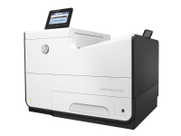 HP PageWide Enterprise Color 556dn - Skriver - farge - Dupleks - bred sideoppstilling - A4/Legal - 1200 x 1200 dpi - inntil 75 spm (mono) / inntil 75 spm (farge) - kapasitet: 550 ark - USB 2.0, Gigabit LAN, USB 2.0 vert