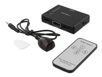 DELTACO HDMI-7043 - Video/audio switch - 5 x HDMI - stasjonær
