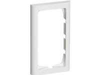 LAURITZ KNUDSEN FUGA® ramme Softline 63 2 modul lodret hvid.