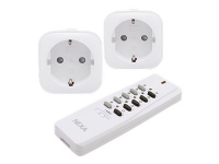 Nexa MYCR-2 PLUG-IN ON/OFF set - Smartplugg - trådløs - 433.92 MHz (en pakke 2)