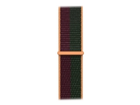 Apple - Sløyfe for smart armbåndsur - Normal størrelse - skoggrønn, mørk kirsebær - for Watch (38 mm, 40 mm, 41 mm)