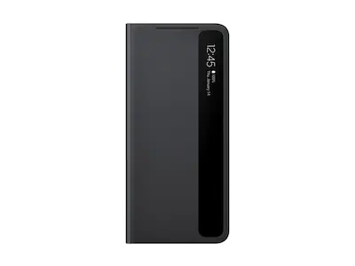 Galaxy S21 Ultra Smart Clear View Deksel (sort)