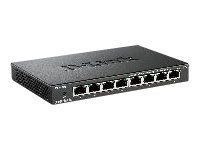 D-Link DES 108 - Switch - 8 x 10/100 - stasjonær